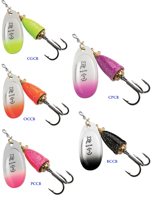 Blue Fox Vibrax Candyback Finish 3 Blue Fox Vibrax Candyback Finish