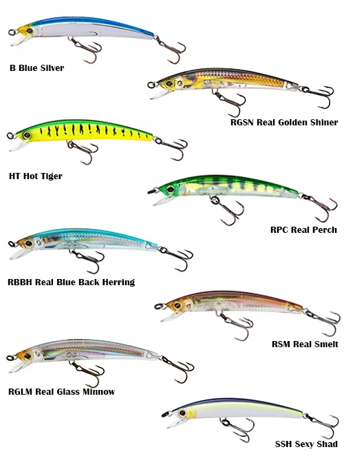 Yo-Zuri Crystal Minnow Freshwater Floating 3 Yo-Zuri Crystal Minnow Freshwater Floating