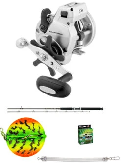 Daiwa Wilderness/Accudepth Dipsey Trolling Combo Package